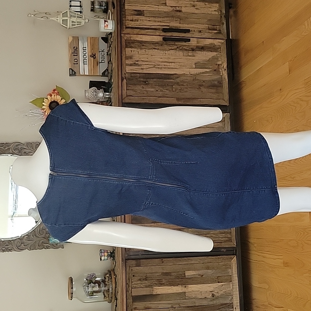 Free People Lia Denim Mini Dress - Picture 8 of 15